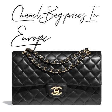 chanel denmark price|europe chanel bag price.